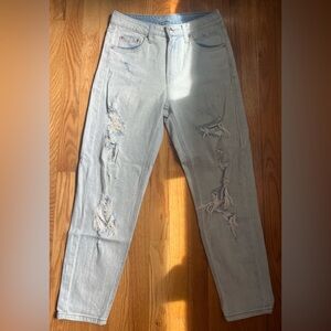 Wild Fable High-rise, Light-wash Mom Jeans